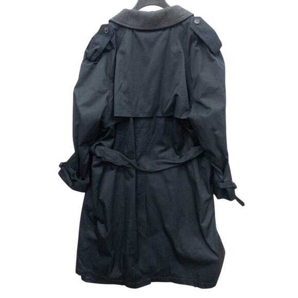 Hart Schaffner Marx Men's Trench Coat 48R Double Breasted Removable Lining - Picture 6 of 10